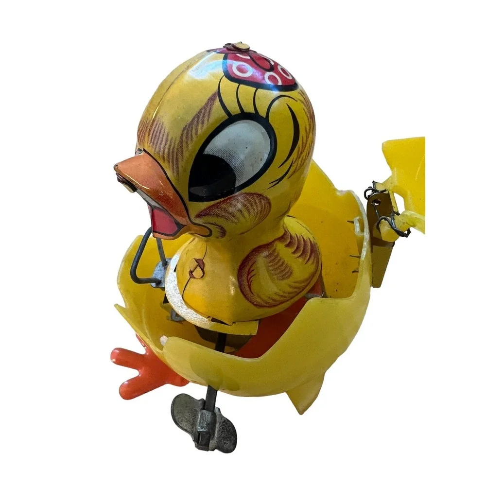 Shackman Automatic Mechanical Hatching Egg‎ Chicken Tin Wind Up Toy
